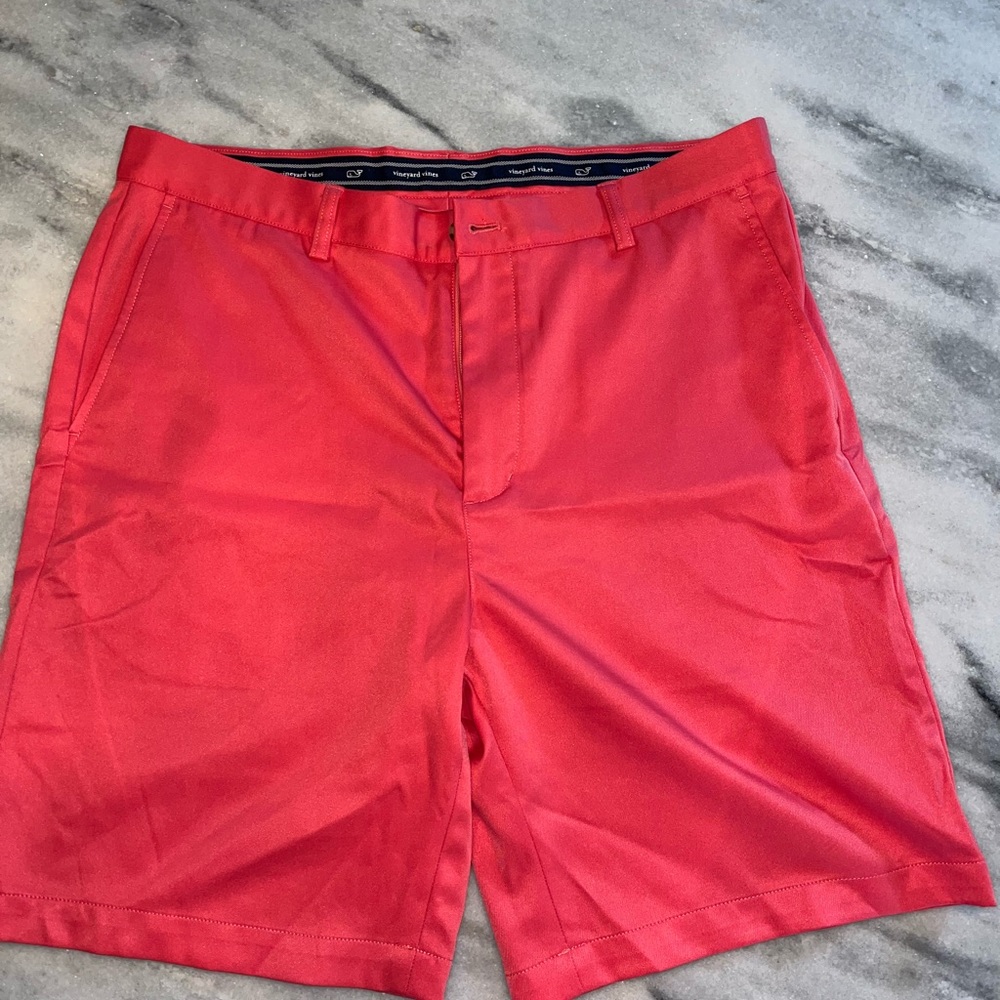 Vineyard Vines performance, golf shorts. 36” waist and 9” inseam.